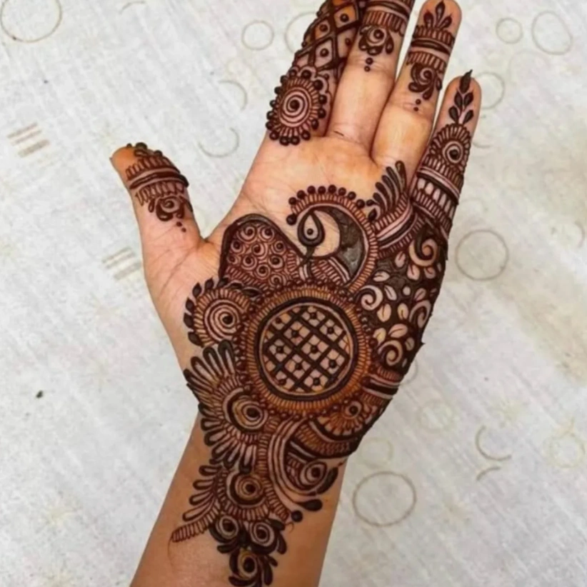Dulhe Ki Royal Groom Mehndi Design Back Hand