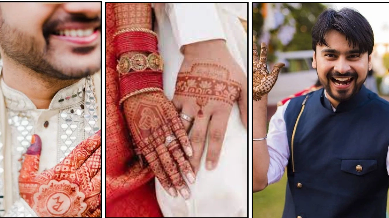 dulhe ki royal groom mehndi design back hand