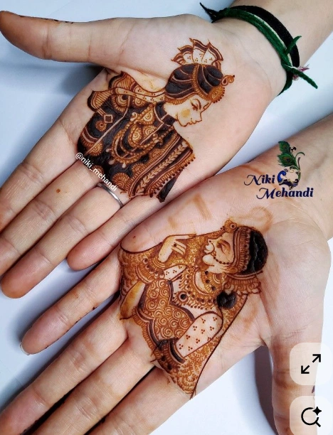 Groom Mehndi Design Back Hand​