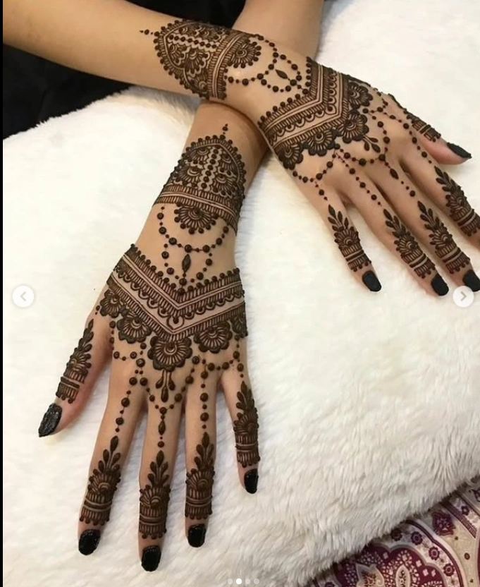 Simple Wedding Groom Mehndi Design