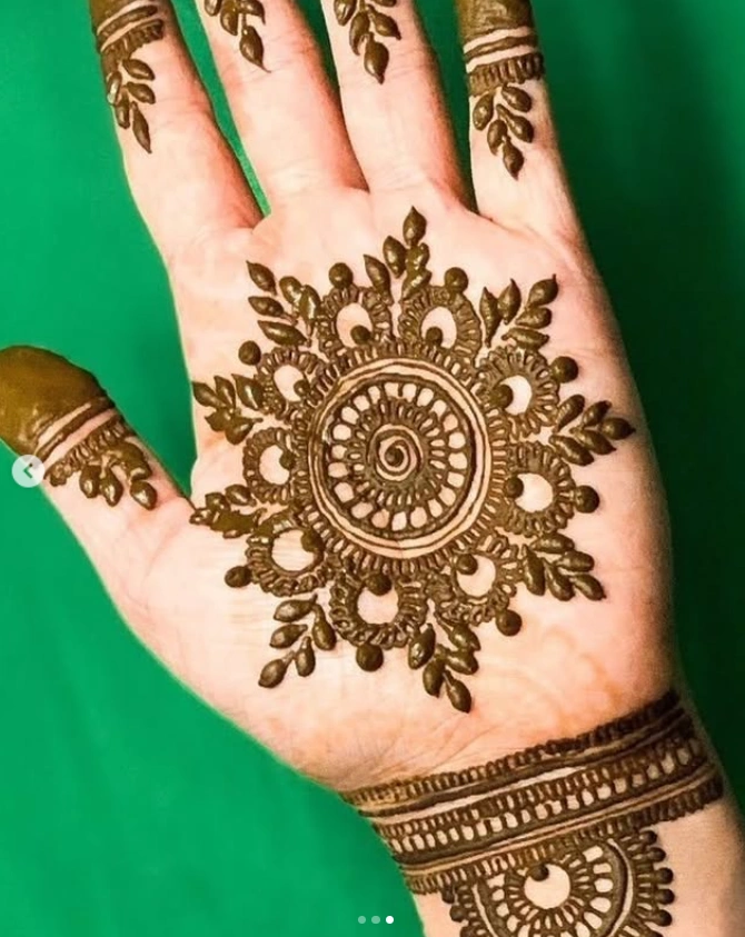 Wedding Groom Mehndi Design