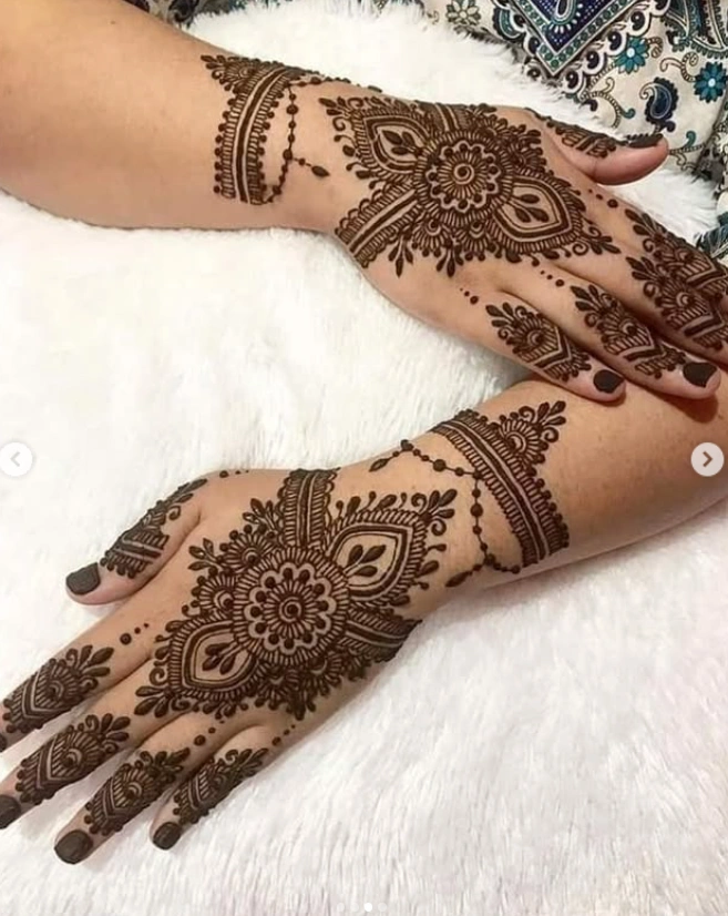 Wedding Groom Mehndi Design Simple And Beautiful